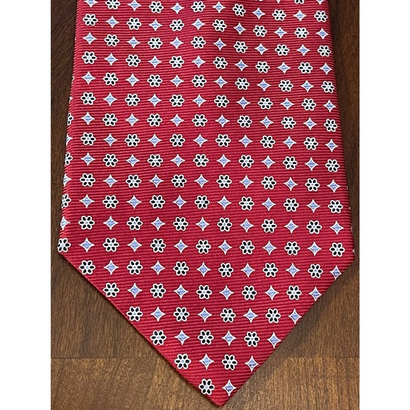 Grant Thomas, Red, 100% Silk, Men’s Neck Tie, Made In Usa - Picture 1 of 9